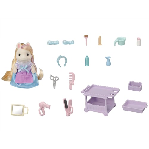 7: Sylvanian Families dukkehusfigur - Styling-salon med figur