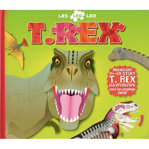 Billede af T-Rex - Læs, leg, lær - Indbundet