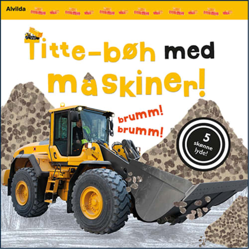 Billede af Titte-bøh med maskiner! - Papbog hos Coop.dk