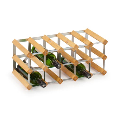 Traditional Wine Racks vinreol – Bejdset fyrretræ