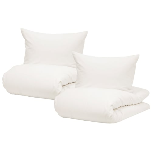 Turiform sengetøj - Enjoy Bambus - White - 2 sæt