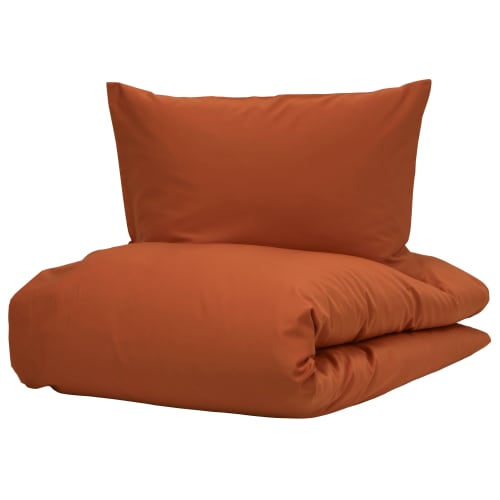 Turiform sengetøj til dobbeltdyne - Enjoy Bambus - Rust