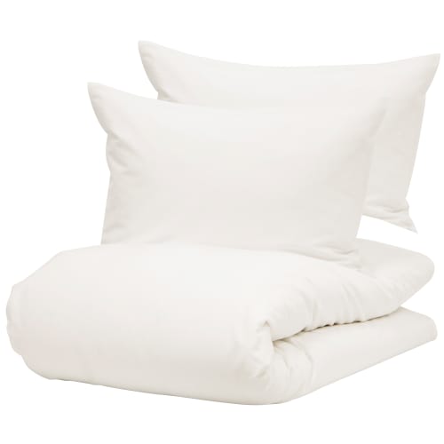Turiform sengetøj til dobbeltdyne - Enjoy - Hvid