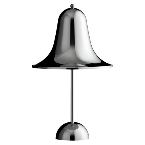 Billede af Verner Panton bordlampe - Pantop - Sølv hos Coop.dk