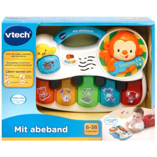 VTech interaktivt legetøjsklaver - Mit abeband