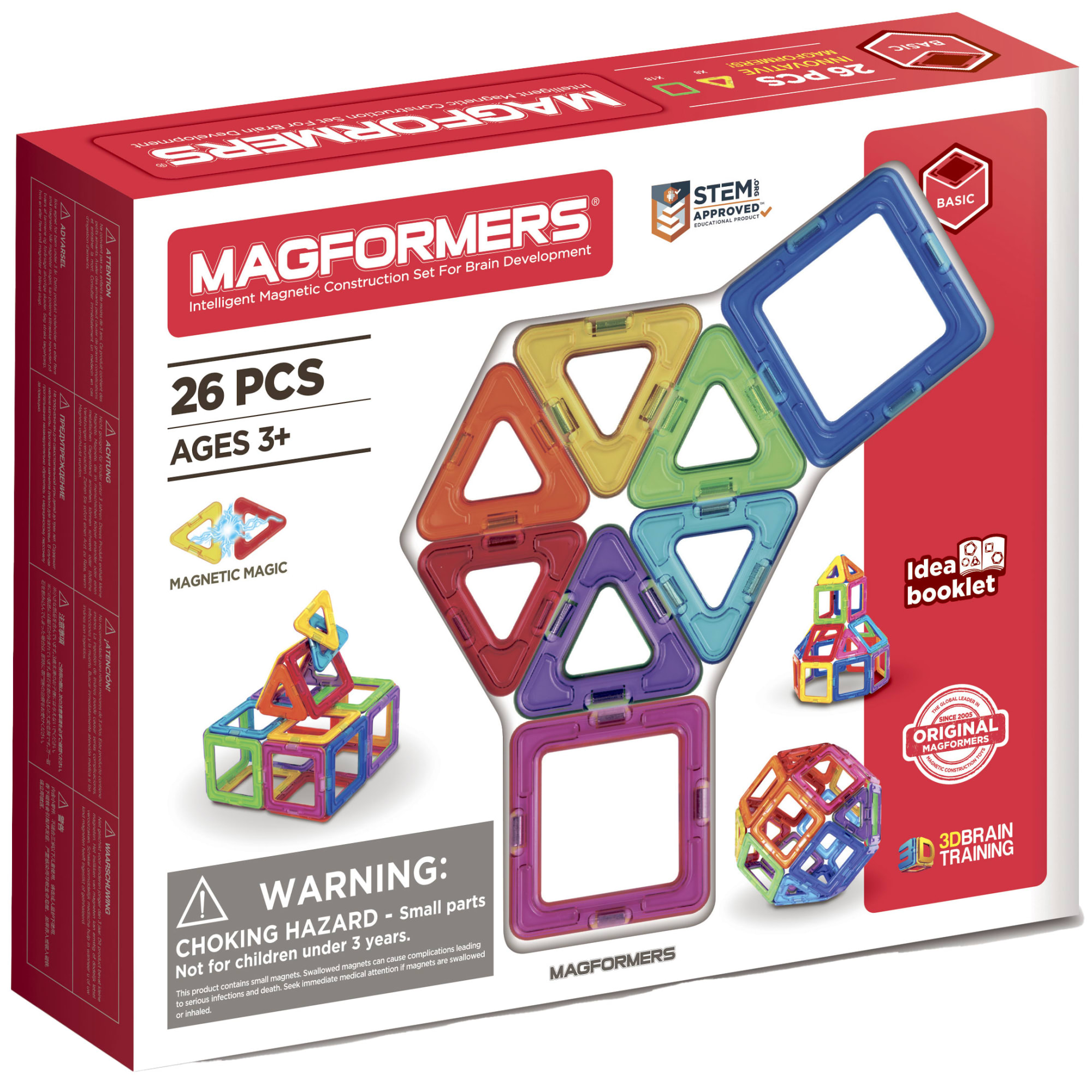 Kreativt magnetisk legetøj - Byg figurer i 3D