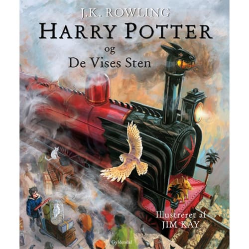 Køb Harry og De Vises Sten - Illustreret udgave Indbundet af J. K. Rowling | Coop.dk