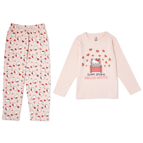Hello Kitty pyjamas - Lyserød | Coop.dk