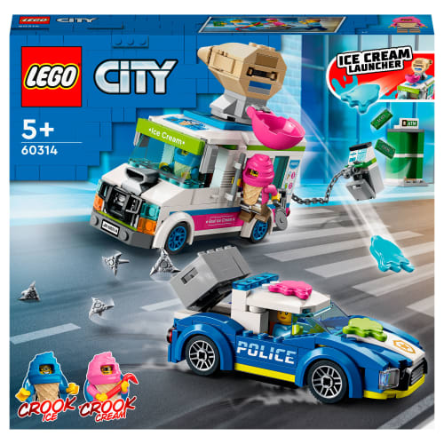 Regn spor kompas Køb LEGO City Politijagt med isbil online | Coop.dk