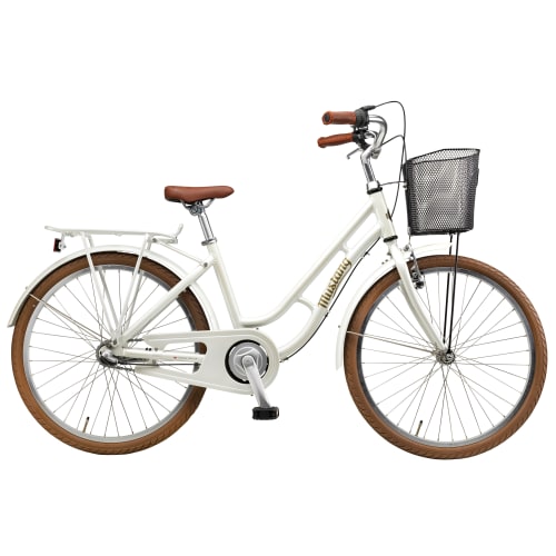 Dagmar 24" pigecykel med 3 gear - Pearl White | Køb produktet her | Coop.dk