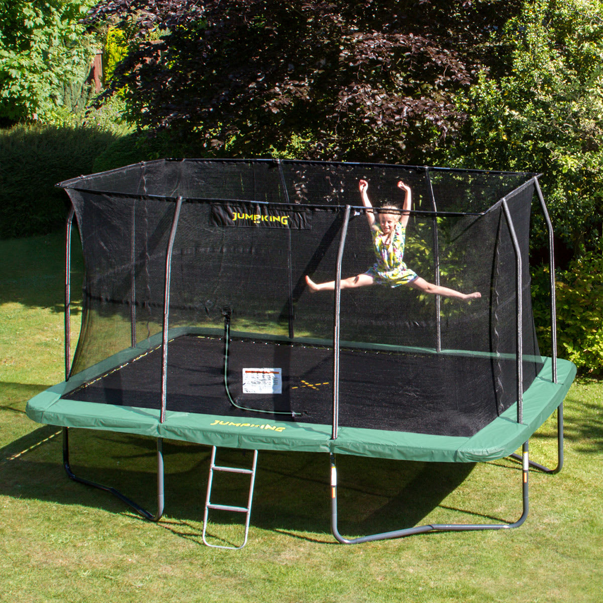 Jumpking trampolin med net Rektangulær 430 x 305 cm Køb produktet