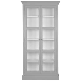 Living More Vitrineskab Emil Gra Hvid Kob Produktet Online Her Coop Dk