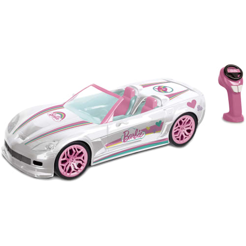 Barbie Fjernstyret Bil Hvid Drømmebil