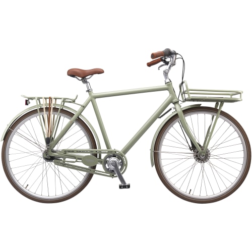 Mustang August 28"" herrecykel med 7 gear - Light Olive
