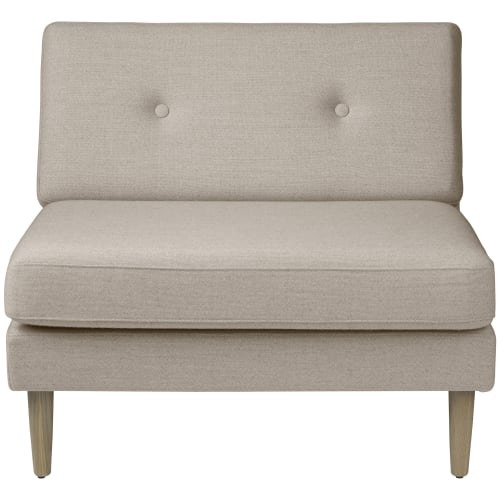 Unit10 sofamodul - Firhøj - Midtermodul - Beige/natur